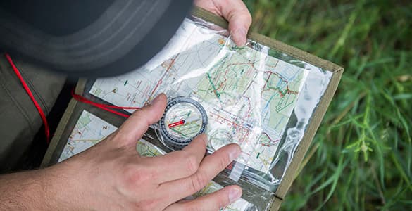 Scout Mk2 kompass för Helikon karta