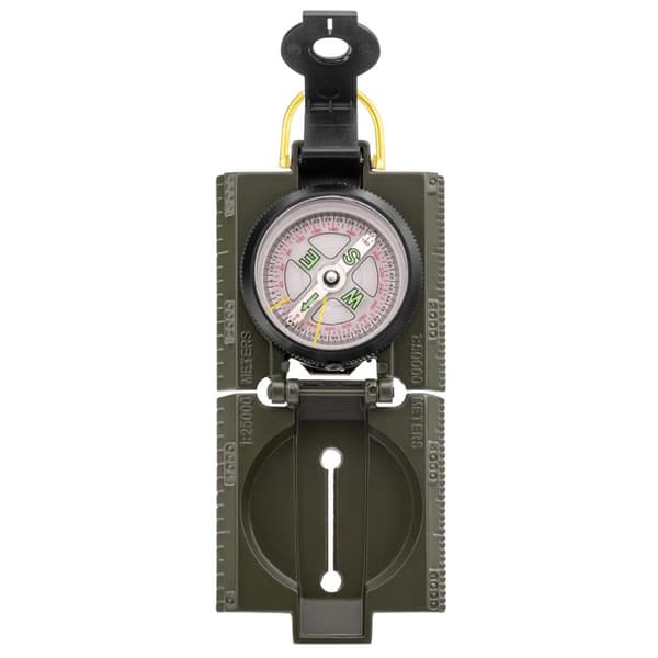 Mil-Tec US Busol med belysning Metal, Oliven