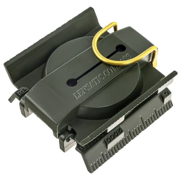 Mil-Tec US Busol med belysning Metal, Oliven