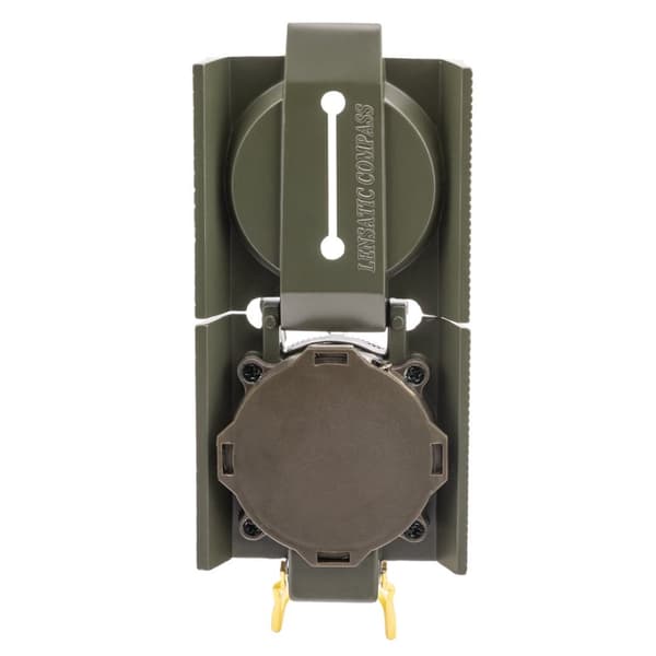 Mil-Tec US Busol med belysning Metal, Oliven