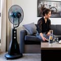 Miniatyrbild 3 av 5: Cecotec Mist fan with 90 W, 16", 3 l water tank, 5 blades, 3 speeds, remote control, 2 h timer, oscillation function easy to use, wheels and maximum