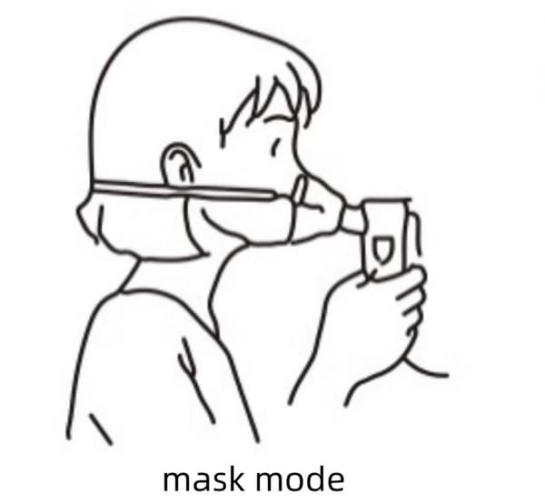 Philips Medical Nebulisator med kompressor CN-C-0102 Nebulisator med litet skal Inhalator för hemmabruk