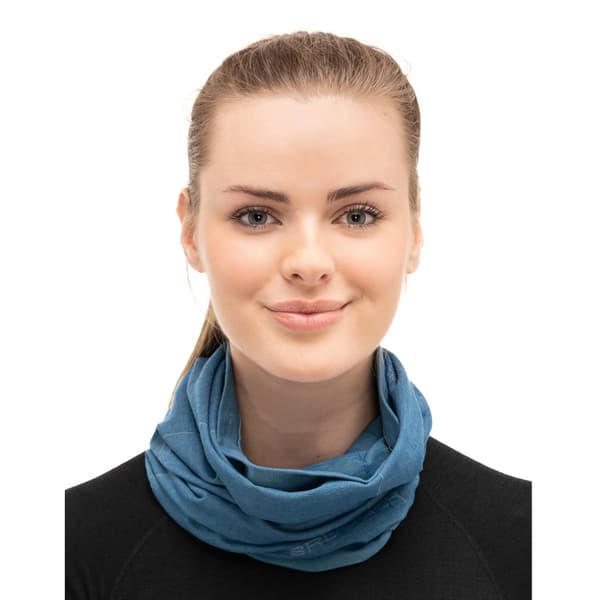 Termoaktiv tubhalsduk i ull BRUBECK MERINOULL Huvudkläde UNISEX Svart, Marinblå, Plommon, Denim, Stål, Khaki