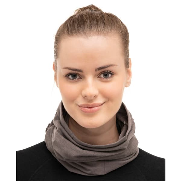 Termoaktiv tubhalsduk i ull BRUBECK MERINOULL Huvudkläde UNISEX Svart, Marinblå, Plommon, Denim, Stål, Khaki