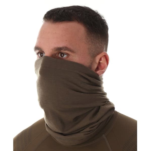 Termoaktiv tubhalsduk i ull BRUBECK MERINOULL Huvudkläde UNISEX Svart, Marinblå, Plommon, Denim, Stål, Khaki