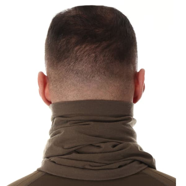 Termoaktiv tubhalsduk i ull BRUBECK MERINOULL Huvudkläde UNISEX Svart, Marinblå, Plommon, Denim, Stål, Khaki