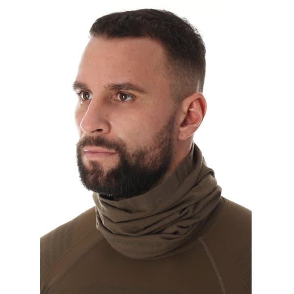 Termoaktiv tubhalsduk i ull BRUBECK MERINOULL Huvudkläde UNISEX Svart, Marinblå, Plommon, Denim, Stål, Khaki