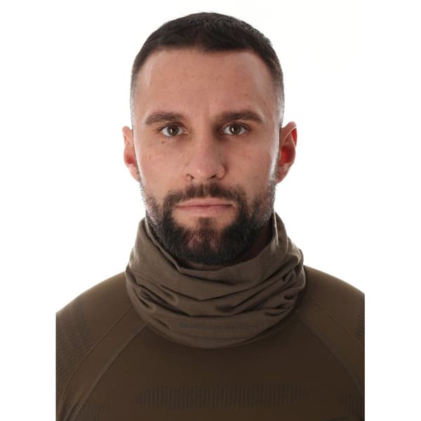 Termoaktiv tubhalsduk i ull BRUBECK MERINOULL Huvudkläde UNISEX Svart, Marinblå, Plommon, Denim, Stål, Khaki