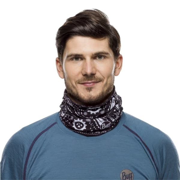Buff Original Ecostretch Tube Scarf 1207339991000, Neckwarmer, Unisex, svart, Storlek: One size