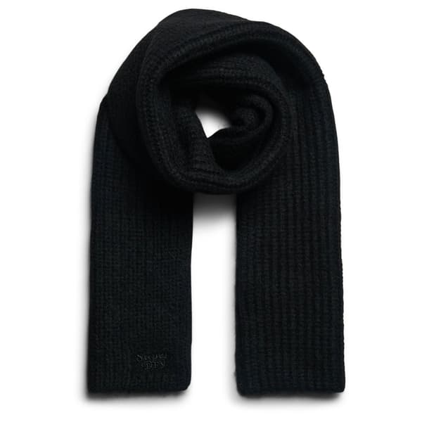 Superdry Huivi Rib Musta  Mies