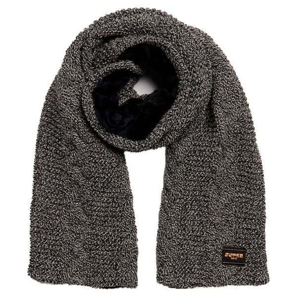 Superdry Cable Halsduk Grå  Man