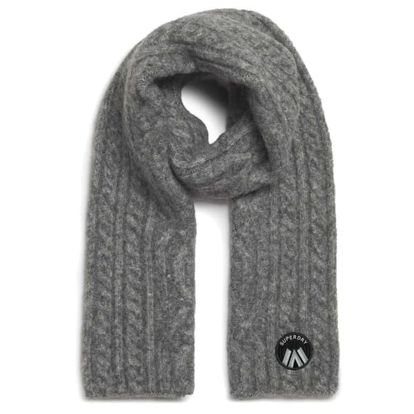 Superdry Cable Luxe Huivi Harmaa  Mies