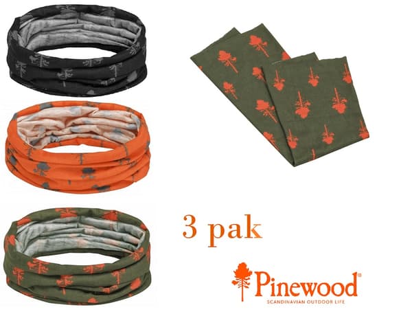 Monitoiminen metsästyshuivi - 3 kpl setti Pinewood 5896 ALE
