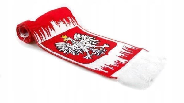 Dubbelsidig solfjäderhalsduk POLEN
