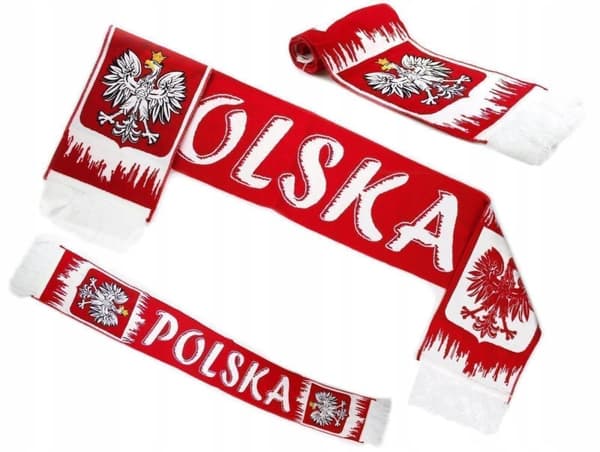 Dubbelsidig solfjäderhalsduk POLEN