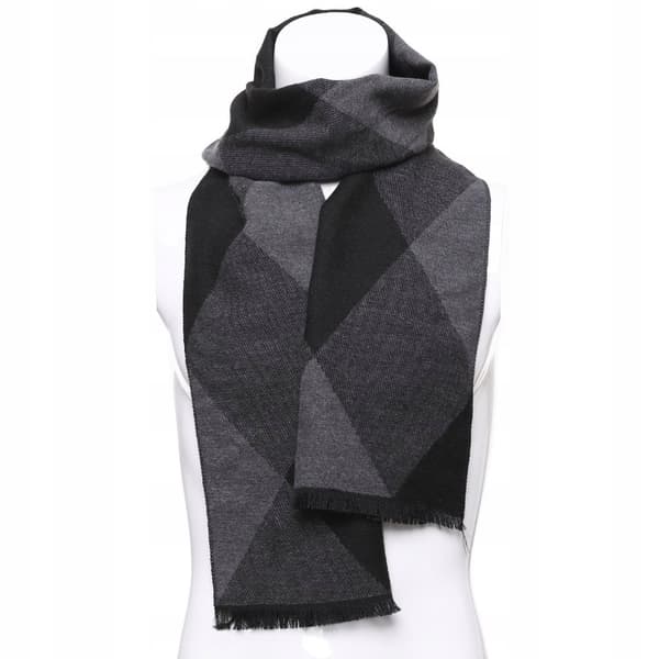 ELEGANTTI MIESTEN HUIVI Geometrinen kuvio syksyyn ja talveen MORAJ