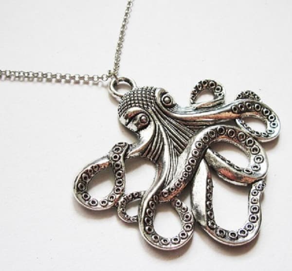Necklace/Kaulakoru - Octopus - Kraken