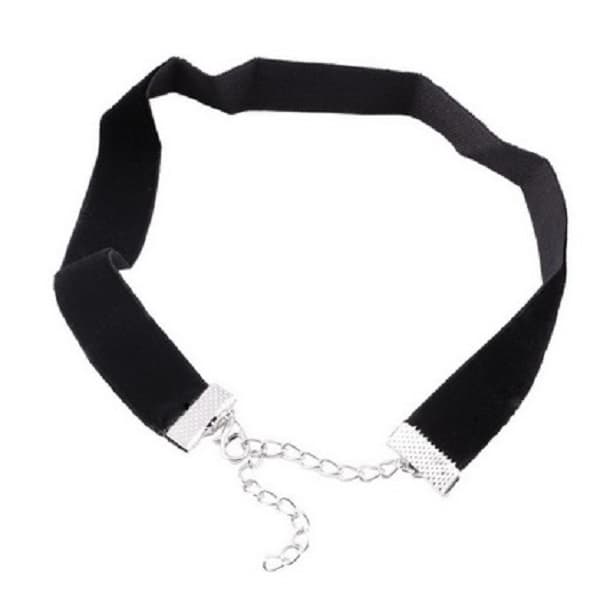 Choker/Kaulanauha - Velvet - Black - 2 cm - Goth
