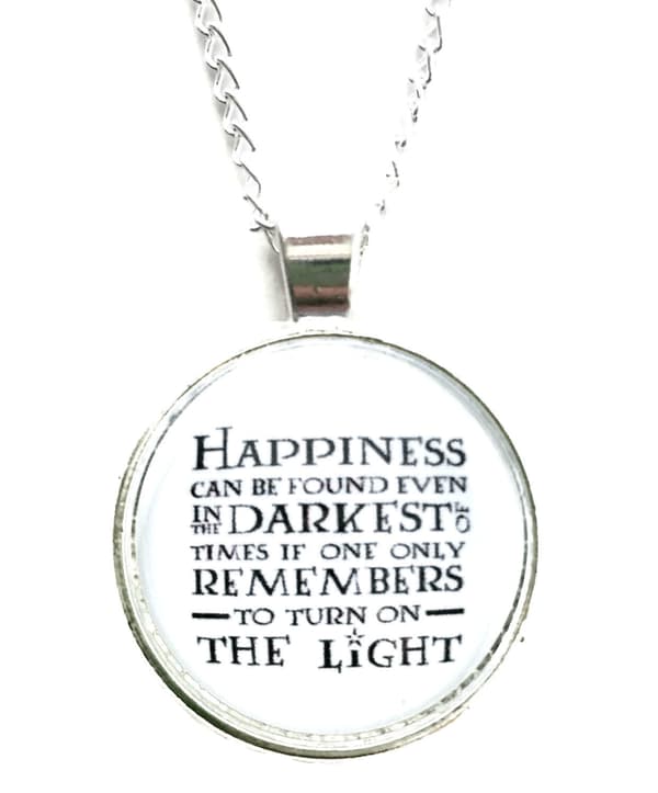 Halsband - Happiness can be found... - Dumbledore - Harry Potter