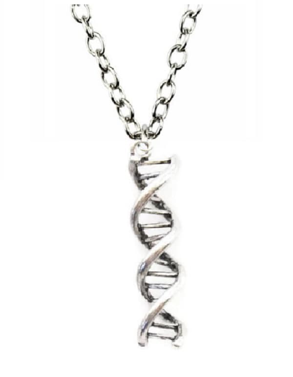Halsband DNA Spiral Molekyl Kemi - Kedja 2 längder