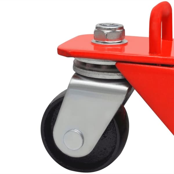 vidaXL Hydraulisk jekk motorsykkel/ATV 680 kg rød