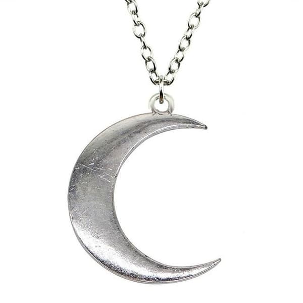 Necklace - Crescent Moon - 2 chain lengths 60cm