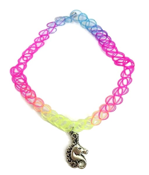 Choker - Lace - Unicorn - Multicoloured