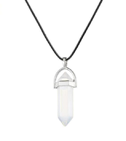 Halsband Bergskristall Healing Wicca Pagan