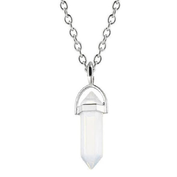 Necklace - Rock Crystal - Chain