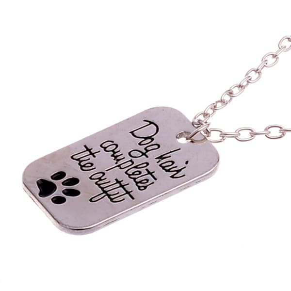 Necklace - Doghair completes the outfit - Dog