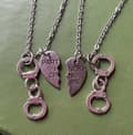 Pikkukuva 2 / 3: Necklace - Partners in Crime - Handcuffs - Silver