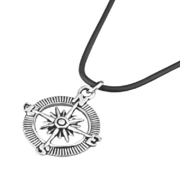 Choker - Necklace - Compass Rose - Cord