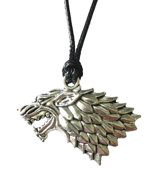 Necklace House Stark Game Of Thrones Wolf - Cord