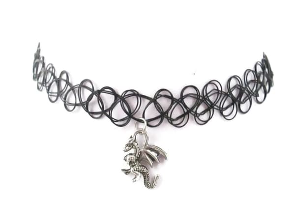Choker Drake Tattoo Choker Spets