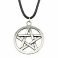 Miniatyrbild 1 av 2: Halsband Pentagram Pentacle Wicca Pagan Symbol Rem