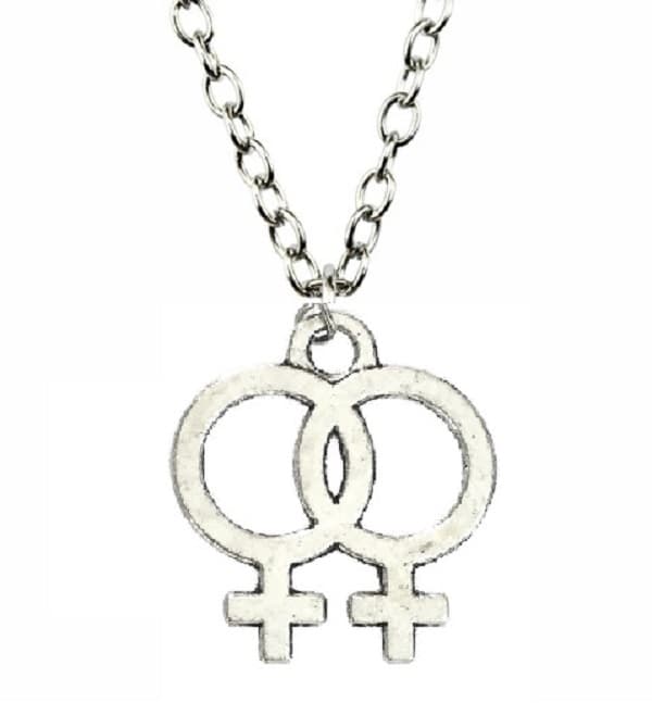 Halsband Pride Regnbågssmycke HBTQ Rostfri kedja
