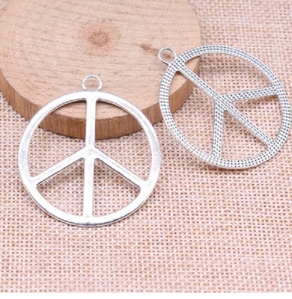 Halsband Peace Fredssymbol LÅNG KEDJA Symbol