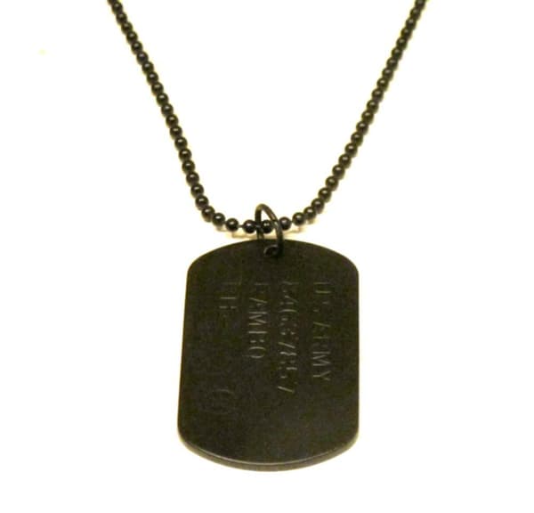 Dog Tag nimikaulakoru - Peace
