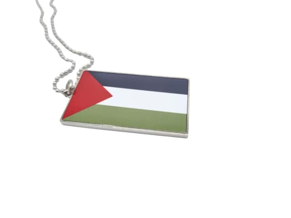 Palestina flagga halsband