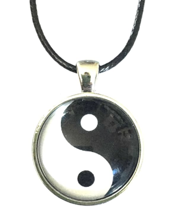 Halsband Yin Yang Symbol Kraft Energi Rem