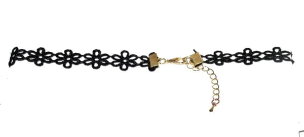 Choker halskæde - blomster