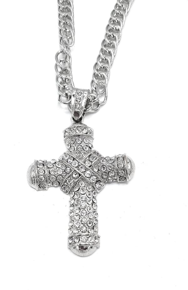 Halskæde - Cross Iced