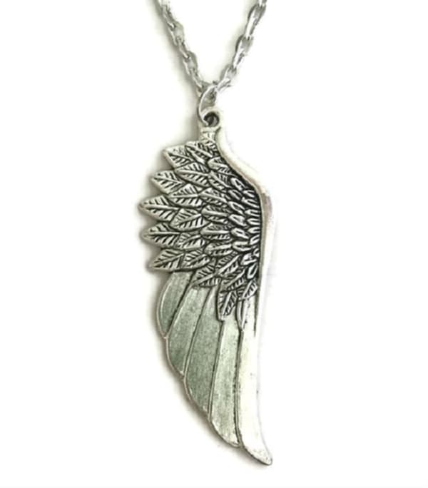 Necklace - Angel Wing - Long Chain