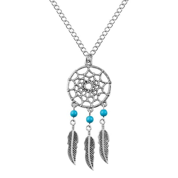 Necklace - Dreamcatcher - Mandala - Turquoise