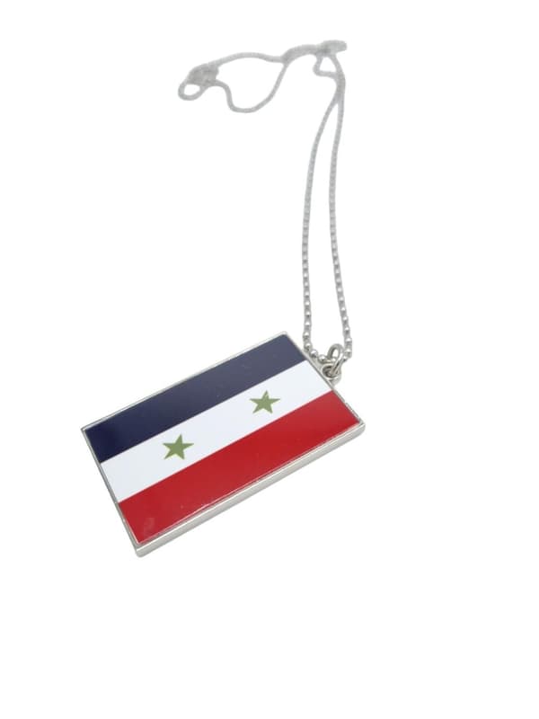Syria flagg halskjede