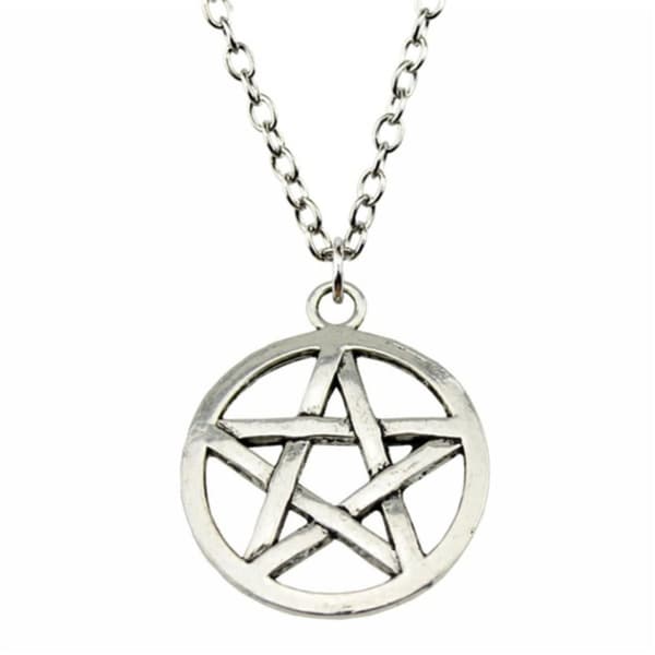 Necklace - Pentagram - Long Chain