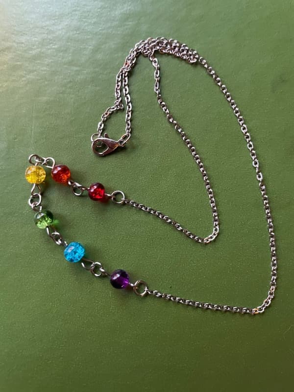 Choker Pride Regnbågssmycke LGBT HBTQ Rostfritt Halsband