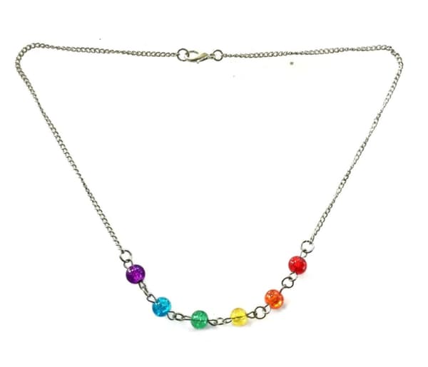Choker Pride Regnbågssmycke LGBT HBTQ Rostfritt Halsband