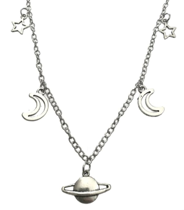 Choker - Saturn - Stars - Crescent Moons
