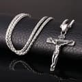 Miniatyrbild 3 av 5: U7 Krucifixhalsband - Silver